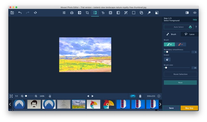 Movavi Photo Editor screenshot 1