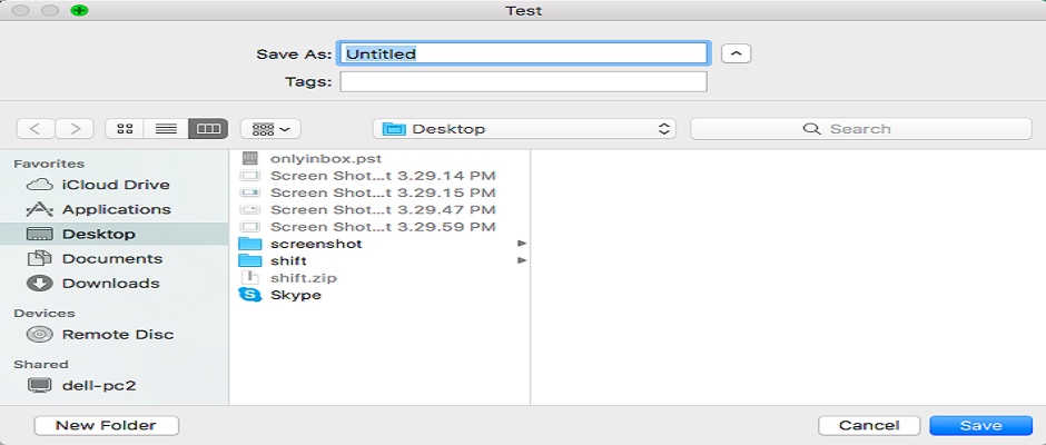 Mailvita PST to EML Converter For Mac Software screenshot 1