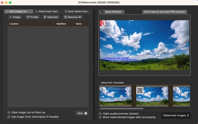 123 Watermark Maker for Mac screenshot 1