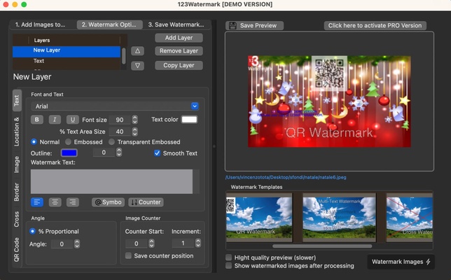 123 Watermark Maker for Mac screenshot 1