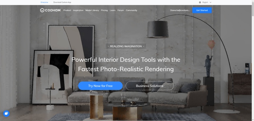 Coohom Floor Planner & Rendering screenshot 1