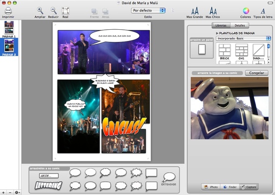 Comic Life screenshot 1