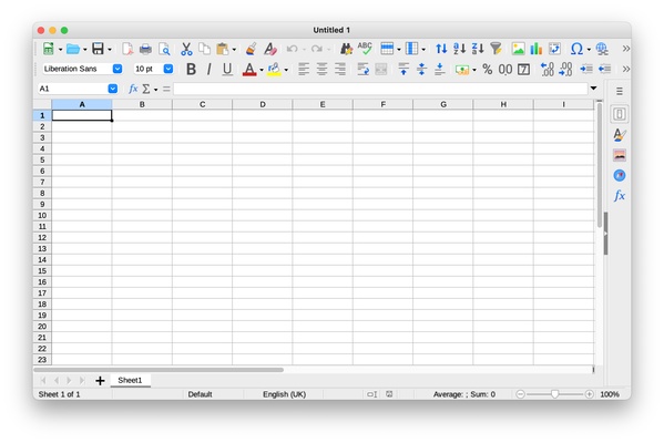 LibreOffice screenshot 1