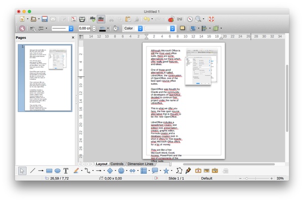 LibreOffice screenshot 1