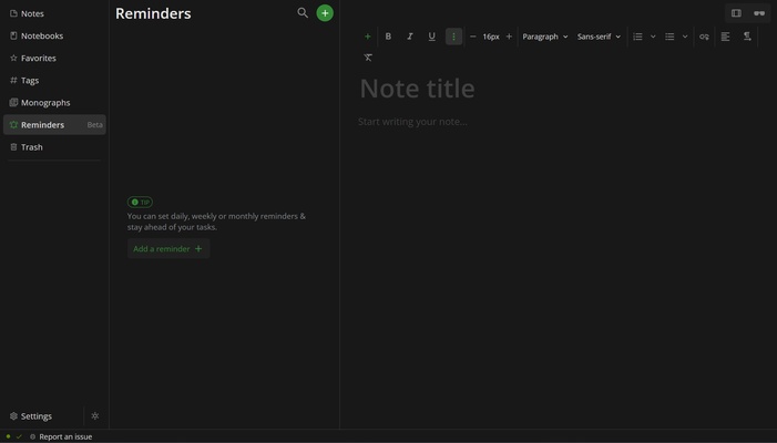 Notesnook screenshot 1
