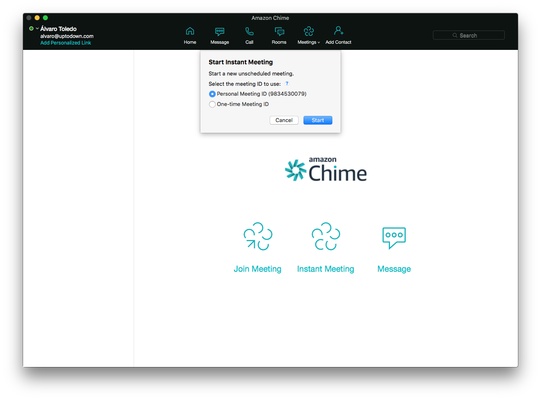 Amazon Chime screenshot 1