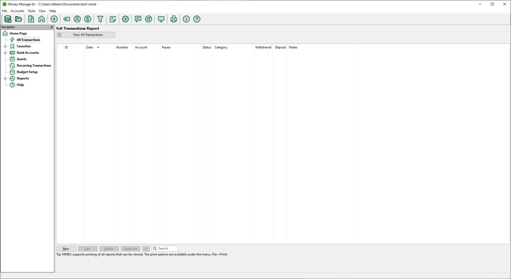 Money Manager Ex screenshot 1
