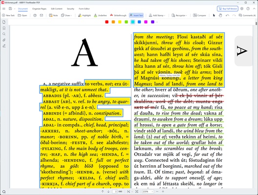 ABBYY FineReader PDF screenshot 1
