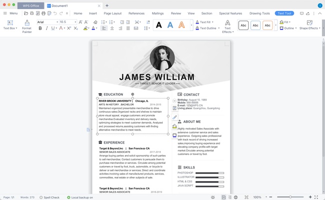 WPS Office screenshot 1