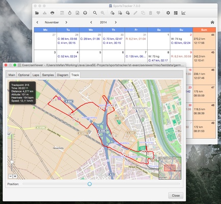 SportsTracker screenshot 1