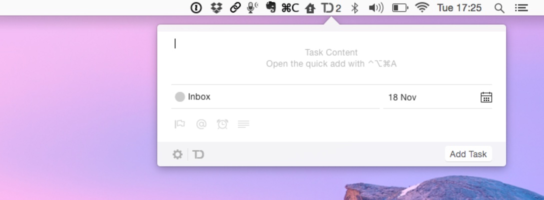 Todoist screenshot 1
