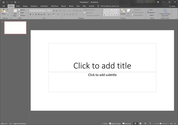 Microsoft Office 2019 screenshot 1