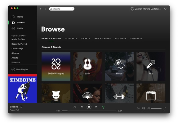 Spotify screenshot 1
