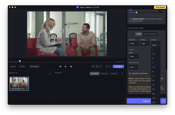 Topaz Video AI screenshot 1