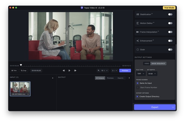 Topaz Video AI screenshot 1
