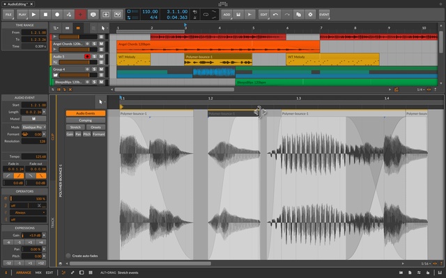 Bitwig Studio screenshot 1