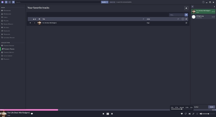 Nuclear Music Player screenshot 1