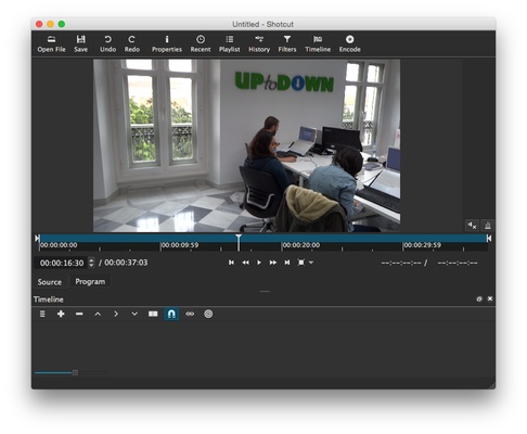 Shotcut screenshot 1