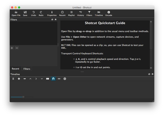 Shotcut screenshot 1