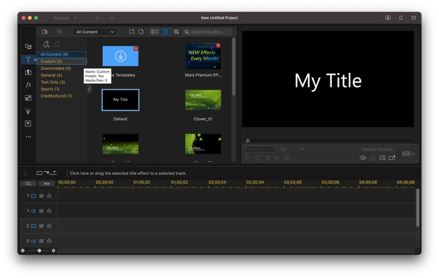 Cyberlink PowerDirector screenshot 1