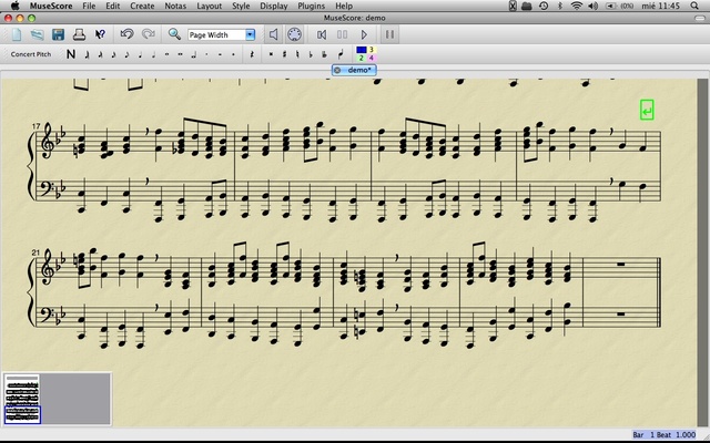 MuseScore screenshot 1