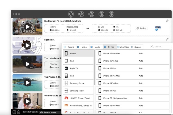 Cisdem Video Converter screenshot 1