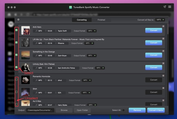 TunesBank Music Converter for Mac screenshot 1