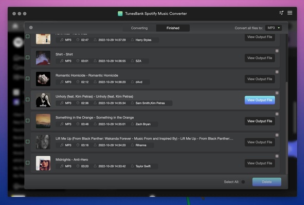 TunesBank Music Converter for Mac screenshot 1