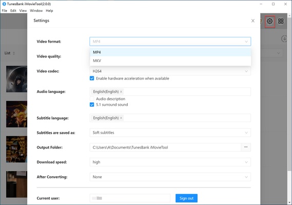 TunesBank iMovieTool screenshot 1