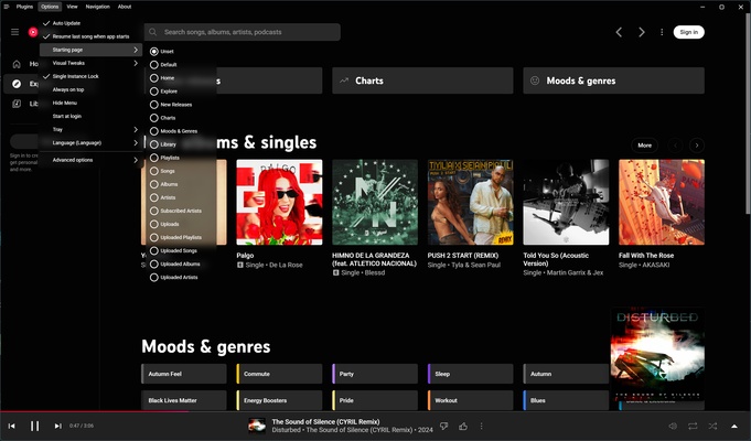 YouTube Music Desktop App (Unofficial) screenshot 1