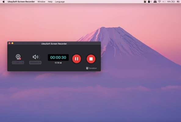 UkeySoft Screen Recorder screenshot 1