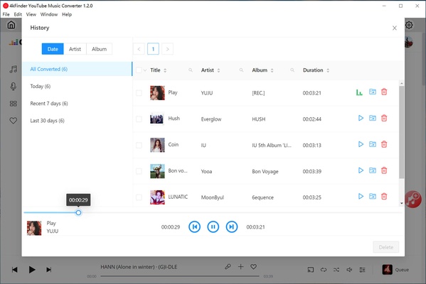 4kFinder YouTube To MP3 Converter screenshot 1