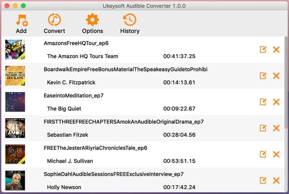 UkeySoft Audible Converter screenshot 1