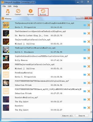 UkeySoft Audible Converter screenshot 1