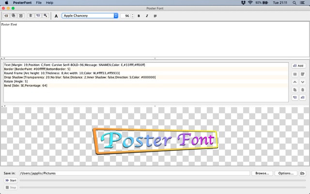 Poster Font screenshot 1
