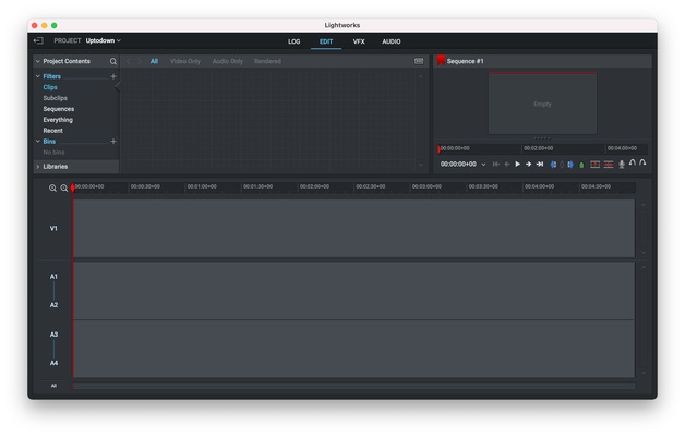 Lightworks screenshot 1