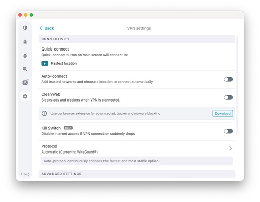 Surfshark screenshot 1