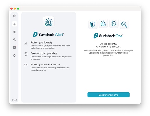 Surfshark screenshot 1