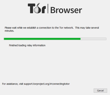Tor Browser screenshot 1