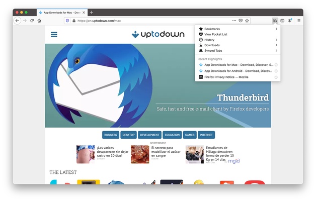 Mozilla Firefox screenshot 1