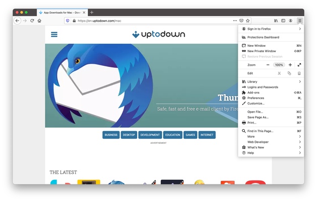 Mozilla Firefox screenshot 1