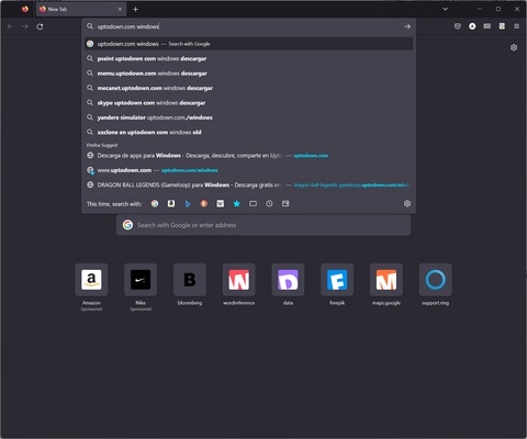 Mozilla Firefox Beta screenshot 1