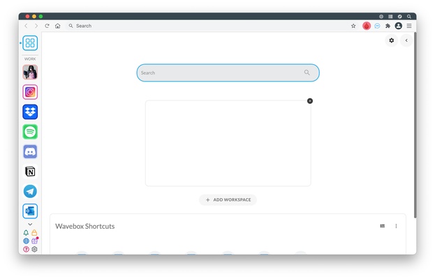 Wavebox screenshot 1