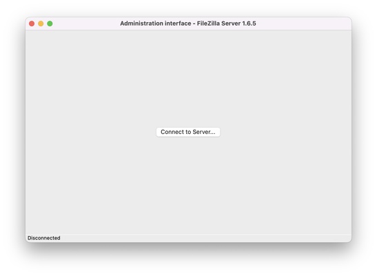 FileZilla Server screenshot 1