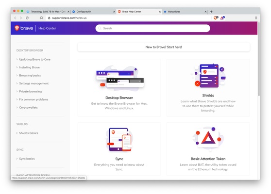 Brave Browser screenshot 1