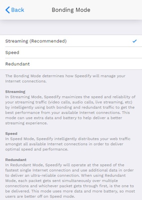 Speedify screenshot 1