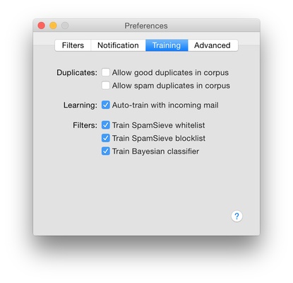 SpamSieve screenshot 1