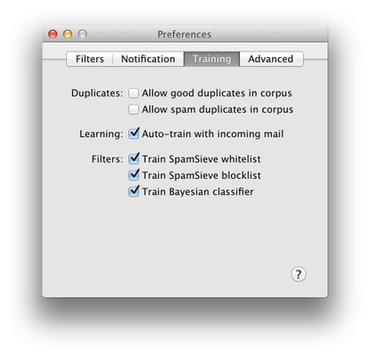 SpamSieve screenshot 1