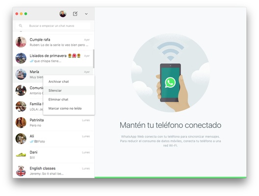 WhatsApp Desktop screenshot 1
