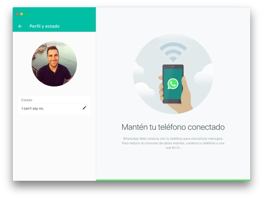 WhatsApp Desktop screenshot 1